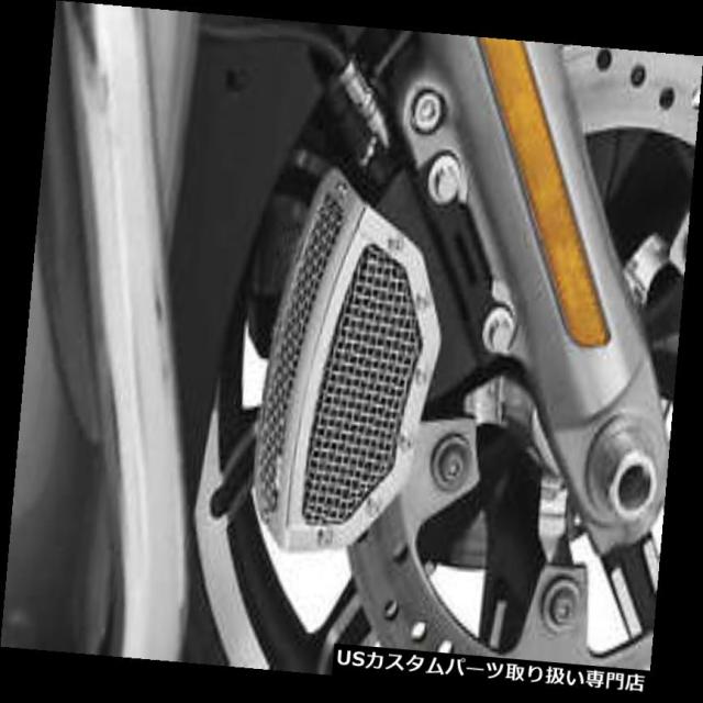 KuryakynメッシュFrキャリパーカバークロム6538フィット08-16 FLH、FLT 09-13 TRIKE の通販は 30,030円