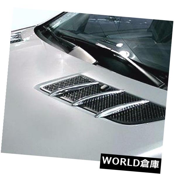 メルセデスW164 ML350 X164 GL450クロームフードベントフィン+ノズルカバートリム用新機能 の通販は