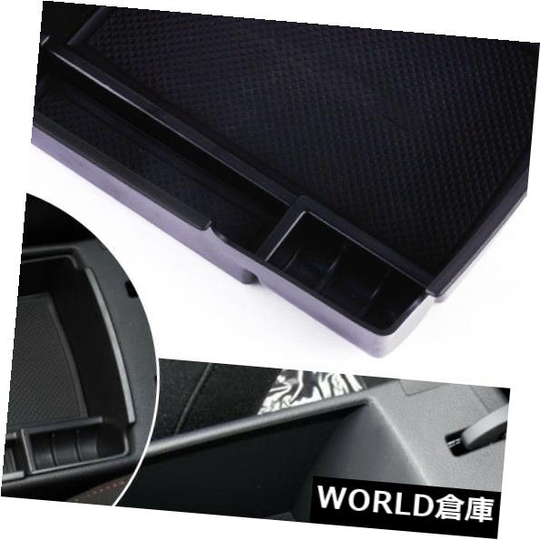 ヒュンダイElantra用ブラックアームレスト収納ボックスセンターコンソールコイントレイホルダー