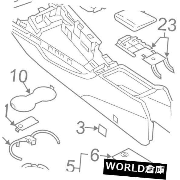 アウディOEM 17-18 A4コンソール仕上げモールディング8W1863969BLE2