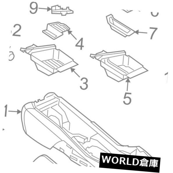 BMW OEM 13-16 M5コンソールアーム tベゼル51168050254