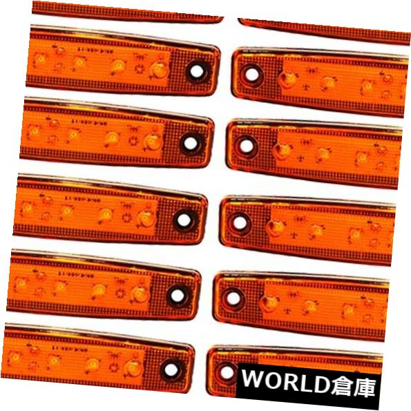 し*ん様 オレンジ トラックモデル メッキパーツ ○24Vメッキリング付トラック サイドマーカーオレンジ 8個set23