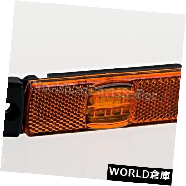 LEDアンバークリアランスライトサイドマーカーランプユニバーサル130×32×14.5 mm +ワイヤー の通販は 30,360円