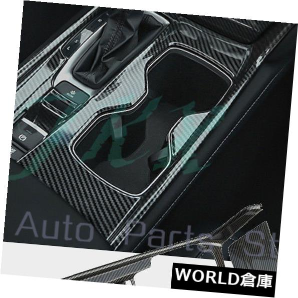 Honda Accord 2018 2019用カーボンファイバーインテリアギアシフトボックスパネルカバートリム の通販は