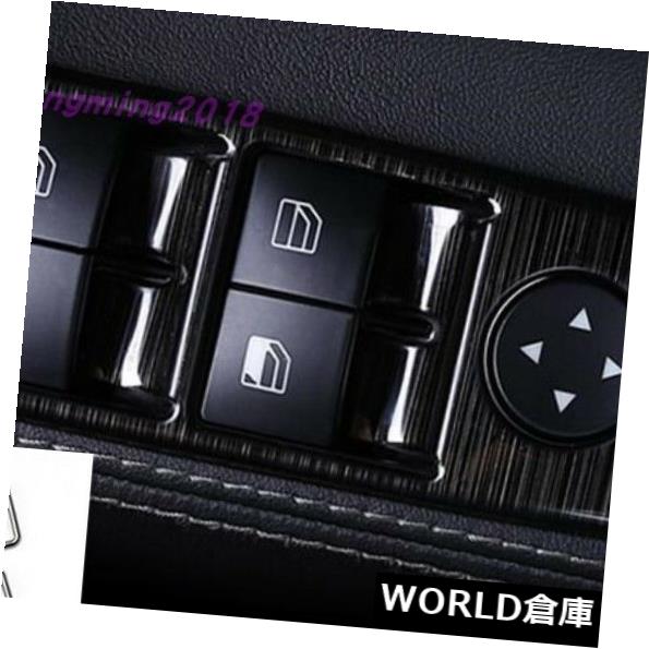 TeslaモデルX 2016-2018のための黒いチタニウムの内部の窓スイッチパネルカバー の通販は
