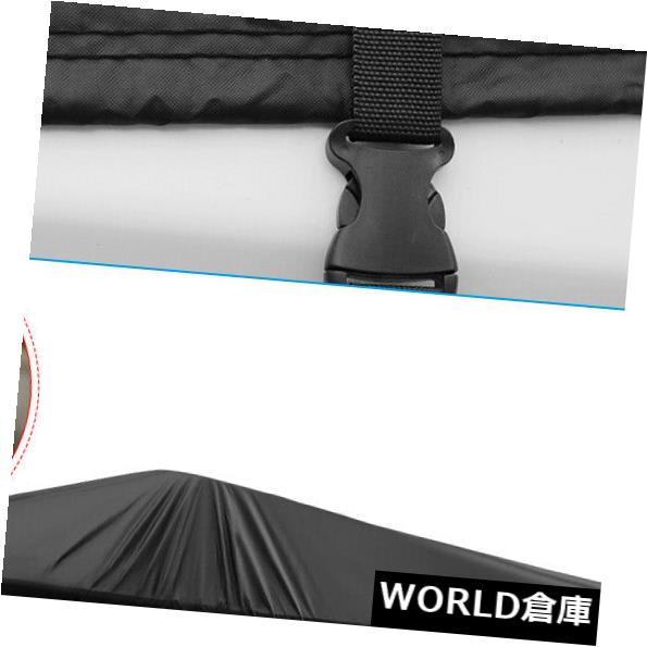 黒17-19フィート96 300 D V - ハルボートカバー防水Trailerable 620 x