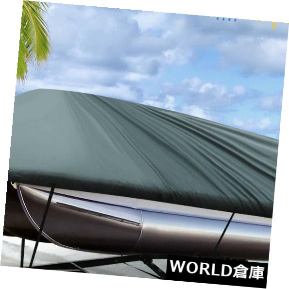 グレー17-20フィート210 D正方形ボートカバー防水Trailerable 600 x 400 cm