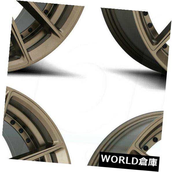 ホイール 4本セット 17x8ニッチDFS M222 5x120 40ブロンズホイールリムセット（4）  17x8 Niche DFS M2の通販は 173,580円