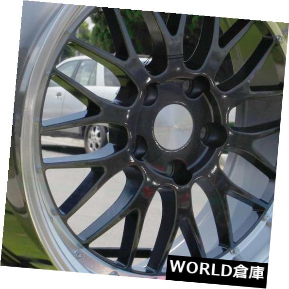 ホイール 4本セット 17x8.5 ESR SR05 SR5 5x100 30ガンメタルホイールリムセット(4) 17x8.5 ESR S