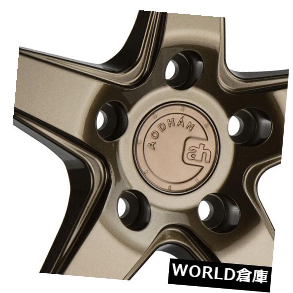 ホイール 4本セット 18x8.5 / 18x10.5 Aodhan DS05 DS5 5x114.3 35/15ブロンズホイールリムセットの通販は