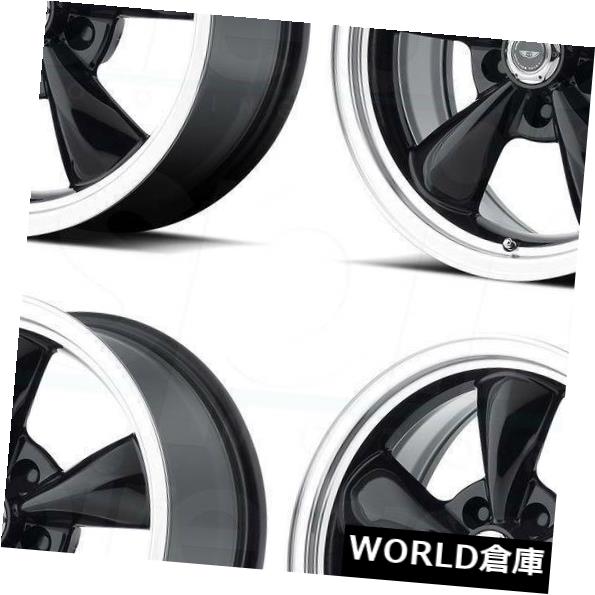 ホイール 4本セット 18x9 AR105 Torq Thrust M 5x114.3 / 5x4.5 34ブラックリップホイールセット（4の通販は 172,260円