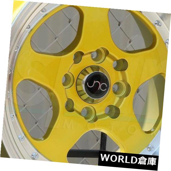 ホイール 4本セット 18x10 JNC 010 JNC010 5x114.3 30キャンディゴールドマシンリップホイールNew set（4の通販は