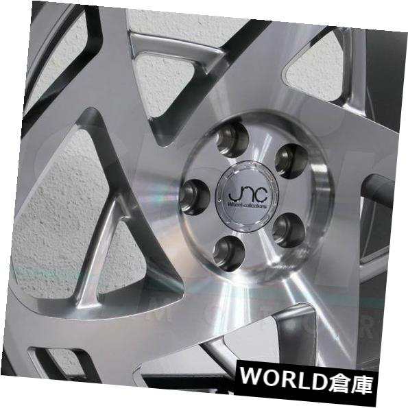ホイール 4本セット 18x9.5 JNC 047 JNC047 5x114.3 35ハイパーシルバーマシンフェイスホイールリムセット（4）の通販は 344,520円