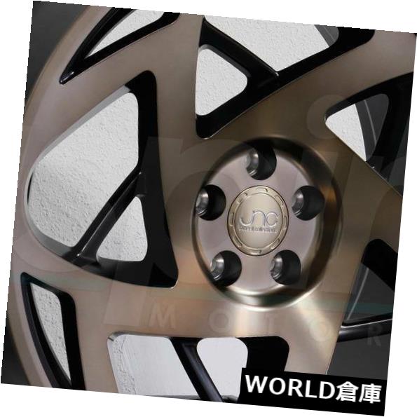 ホイール 4本セット 18x9.5 JNC 047 JNC047 5x112 35マットブラックブロンズフェイスホイールNew set（4）の通販は