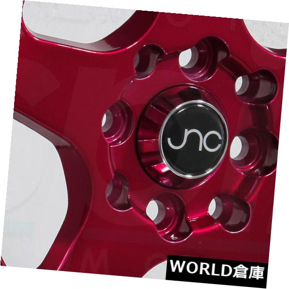 ホイール 4本セット 18x9 / 18x10 JNC 010 JNC010 5x120 30/30キャンディレッドマシンリップホイールリムの通販はホイール