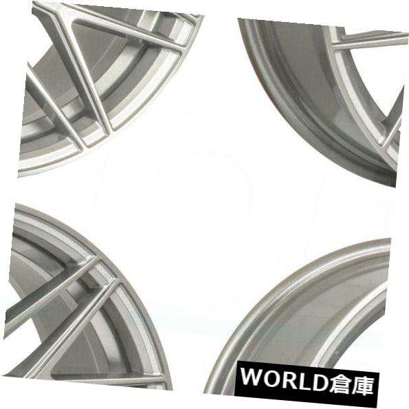 ホイール 4本セット 18x9.5 F1R F103 5x100 38起毛シルバーホイールリムセット（4）  18x9.5 F1R F103の通販は