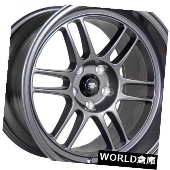 ホイール 4本セット 17x9.5 MST鈴鹿5x112 20マットガンメタルホイールリムセット（4）  17x9.5 MST Suzukaの通販は