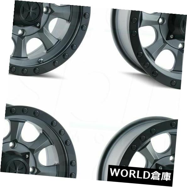 ホイール 4本セット 17x8.5ダーティライフアイアンマン5x114.3 -6マットガンメタルホイールリムセット（4）  17x8.5 Dの通販は