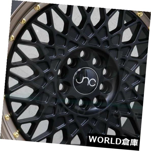 ホイール 4本セット 18x9.5 JNC 031 JNC031 5x114.3 35ブラックマシンブロンズホイール新しいセット（4）  1の通販は 168,300円