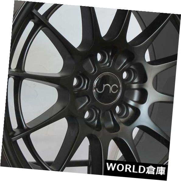 ホイール 4本セット 18x9.5 JNC 033 JNC033ブランク35マットブラックホイールNew set（4）  18x9.5 JNの通販は