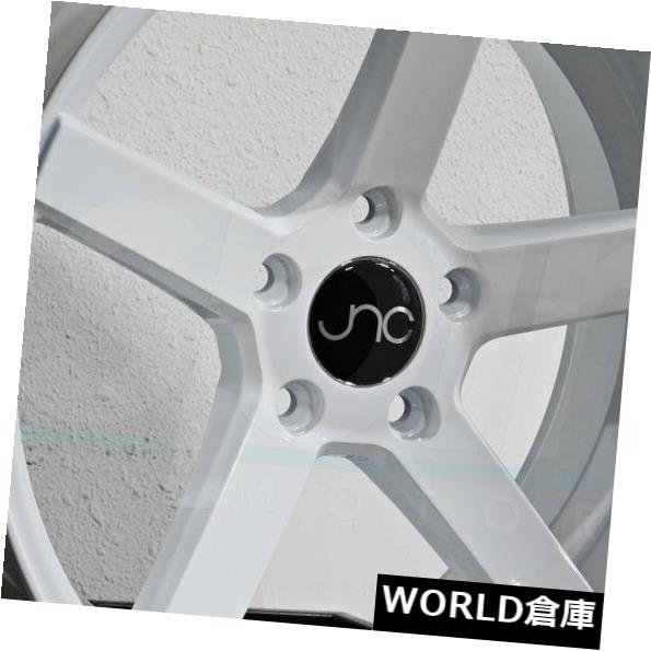 ホイール 4本セット 18x8 / 18x10 JNC 026 JNC026 5x120 35/25ホワイトホイールNew set（4）  の通販は 168,300円
