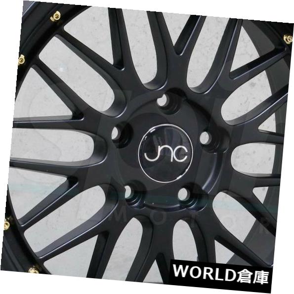 ホイール 4本セット 18x8 / 18x10 JNC 005 JNC005 5x114.3 34/25ブラック。 ホイールニューセット（4の通販は 168,300円