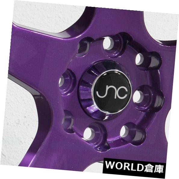 ホイール 4本セット 18x9 JNC 010 JNC010 5x112 30キャンディパープルマシンリップホイールNew set（4）  の通販は