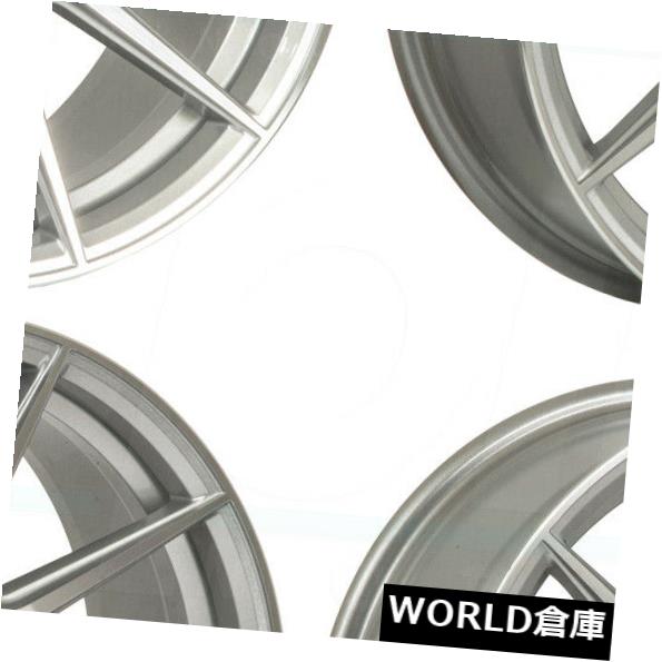 ホイール 4本セット 18x8.5 F1R F101 5x112 42マシンシルバーホイールリムセット（4）  18x8.5 F1R F10の通販は