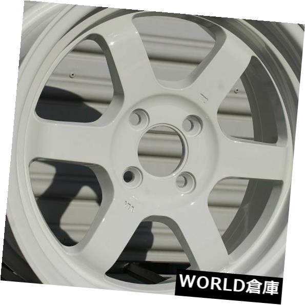 ホイール 4本セット 15x9 Rota Grid V 4x100 0ホワイトホイールリムセット（4）  15x9 Rota Grid V の通販は 168,300円