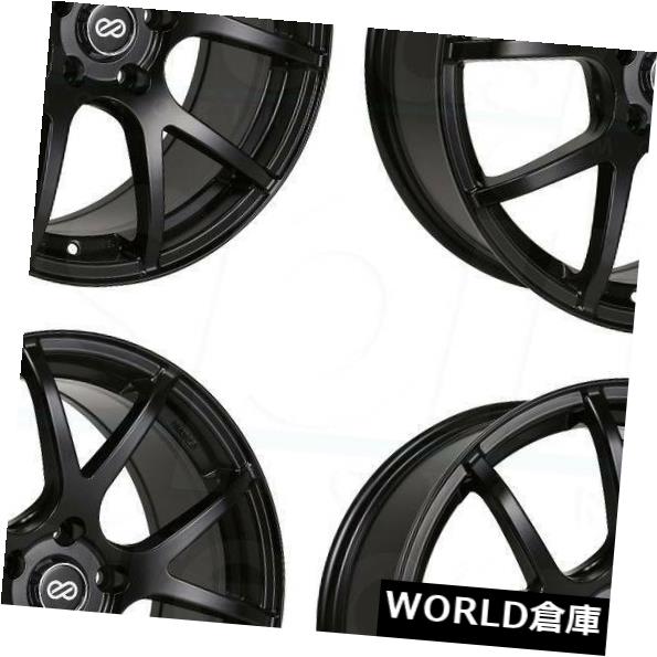 ホイール 4本セット 17x7.5 Enkei M52 5x114.3 40ブラックペイントホイールリムセット（4） 17x7.5 Enkの通販は
