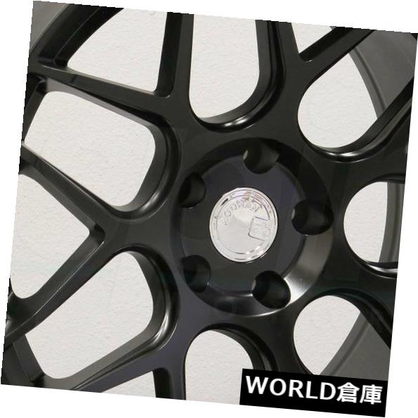 ホイール 4本セット 18x8 / 18x9 Aodhan LS002 LS2 5x120 35/30マットブラックホイールリムセット（4）の通販は