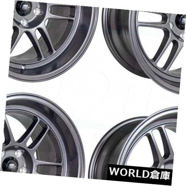 ホイール 4本セット 18x11 MST鈴鹿5x114.3 10マットガンメタルホイールリムセット（4） 18x11 MST Suzuka｜au  PAY マーケット