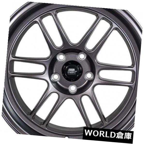 ホイール 4本セット 18x11 MST鈴鹿5x114.3 10マットガンメタルホイールリムセット（4） 18x11 MST Suzuka｜au  PAY マーケット