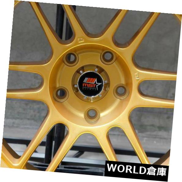 ホイール 4本セット 18x11 MST鈴鹿5x114.3 10ゴールドホイールリムセット(4) 18x11 MST Suzuka 5x1の通販は ホイール 4本セット 18x11 MST鈴鹿5x114.3 10ゴールドホイールリムセット(4) 18x11 MST Suzuka 5x1の通販は