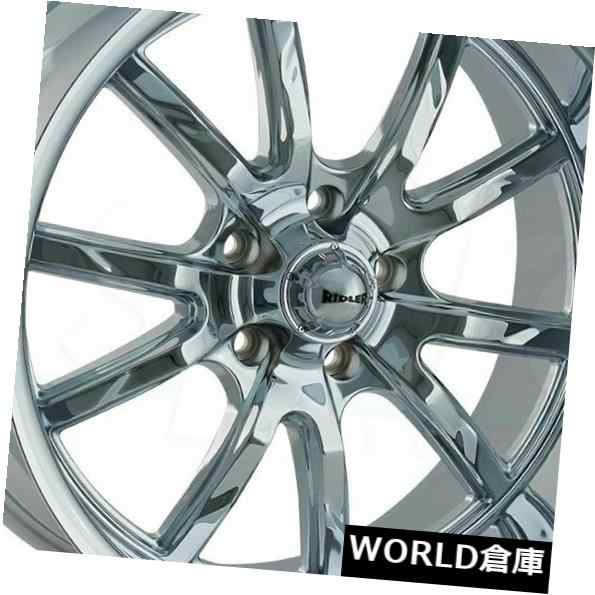 ホイール 4本セット 15x8 Ridler 650 5x4.75 / 5x120.6  5 0クロームホイールリムセット（4）  15x8の通販は