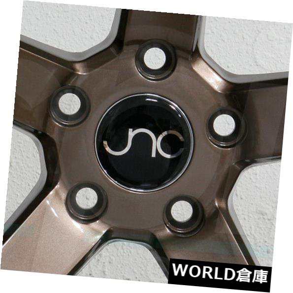 ホイール 4本セット 18x8 / 18x9 JNC 026 JNC026 5x120 35/35グロスブロンズホイールリム