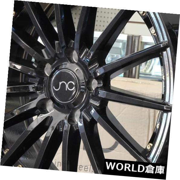 ホイール 4本セット 18x8.5 / 18x9.5 JNC 042 JNC042 5x120 35/35グロスブラック。 ホイールリムセッの通販は