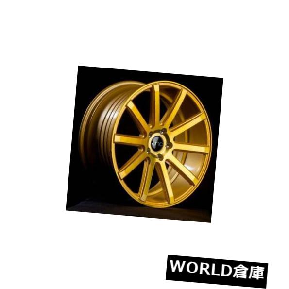 ホイール 4本セット 18x8.5 / 18x9.5 JNC 024 JNC024 5x112 35/30トランスペアレントゴールドホイールの通販は