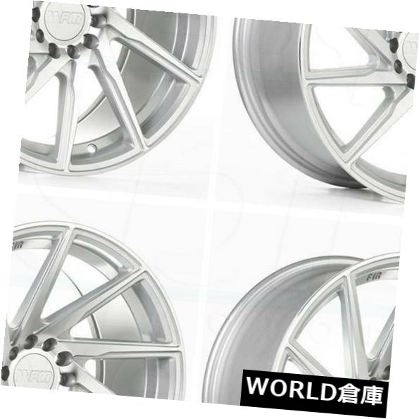 ホイール 4本セット 18x8.5 / 18x9.5 F1R F29 5x100 / 5x114.3 38/38マシンシルバーホイールリムセの通販は
