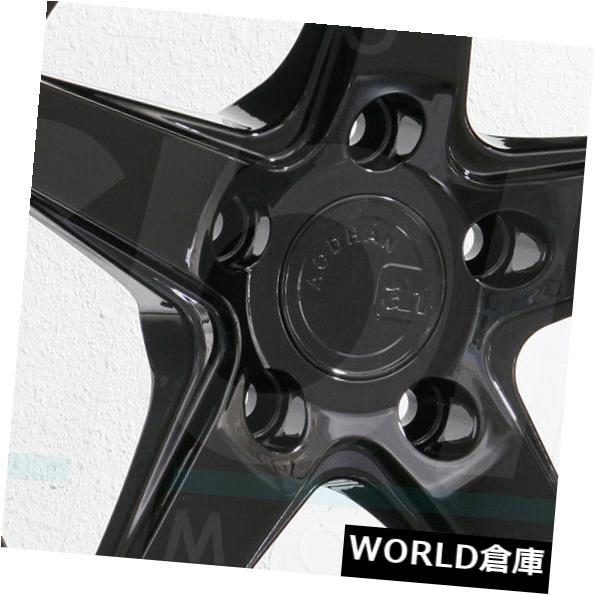 ホイール 4本セット 18x8.5 / 18x9.5 Aodhan DS05 DS5 5x100 35/35ブラックホイールリムセット（4）の通販は