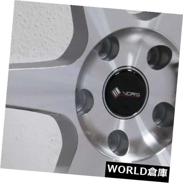 ホイール 4本セット 18x8.5 Vors TR37 5x115 35シルバーホイールリムセット（4）  18x8.5 Vors TR37の通販は 320,760円