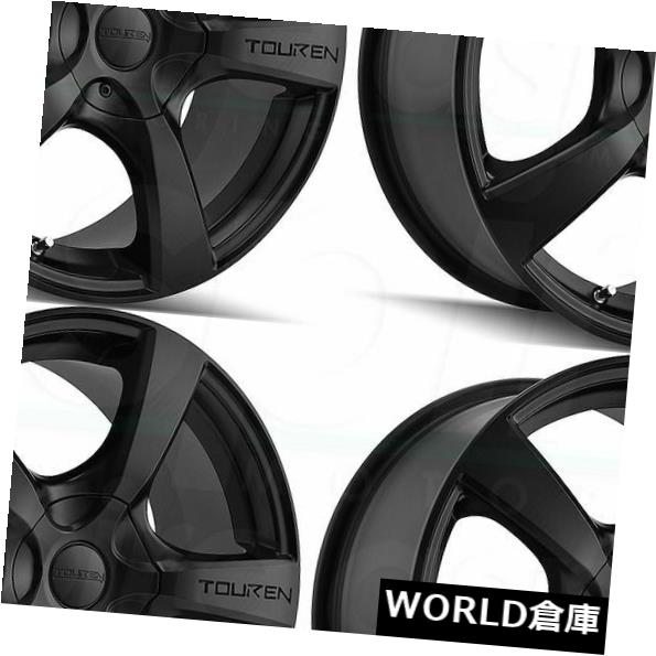 ホイール 4本セット 18x8 Touren TR9 5x5 / 5x127 40マットブラックホイールリムセット（4）  18x8 Touの通販は