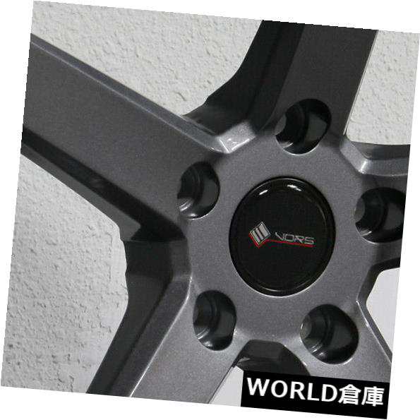 ホイール 4本セット 18x9.5 Vors TR5 5x114.3 35ガンメタルホイールリムセット（4）  18x9.5 Vors TRの通販は