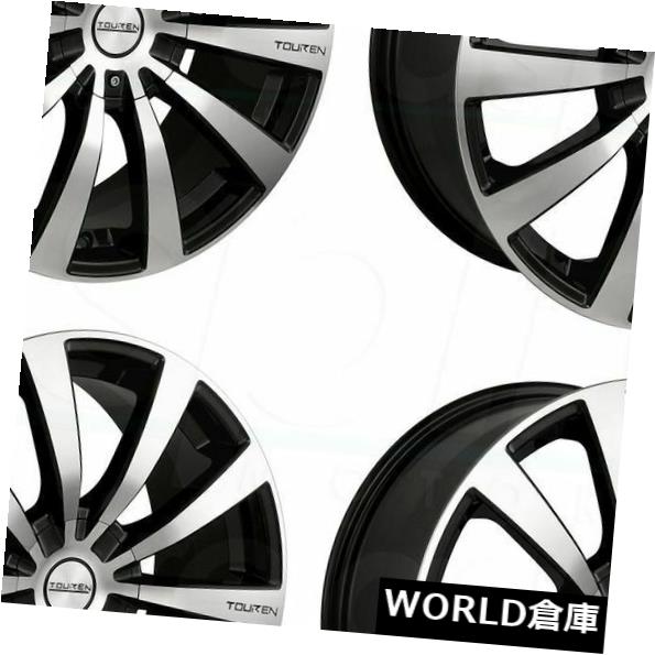 ホイール 4本セット 17x7 Touren TR3 5x110 / 5x115 40ブラックマシニングホイールリムセット（4）  17x7の通販は