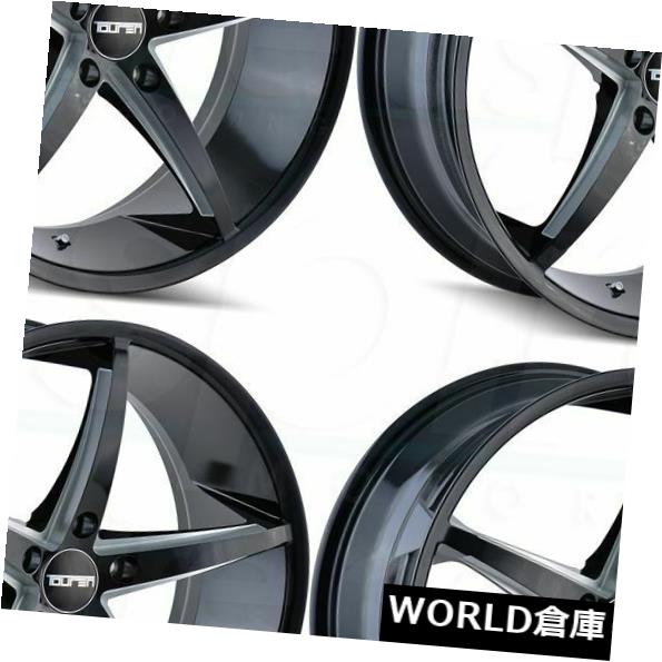 ホイール 4本セット 17x7.5 Touren TR70 5x110 40ブラックミルドホイールリムセット（4）  17x7.5 Tourの通販は
