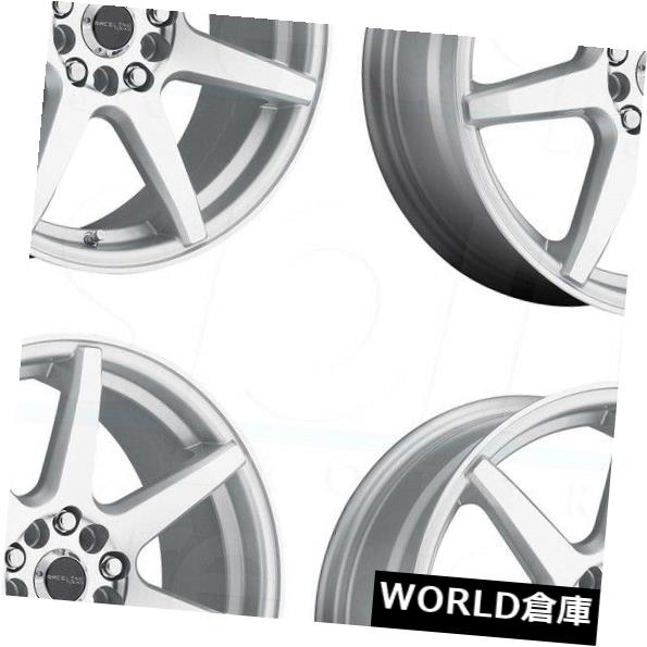 ホイール 4本セット 17x7.5 Raceline 131S Evo 5x112 / 5x120 20シルバーホイールリムセット（4）  の通販は 149,820円