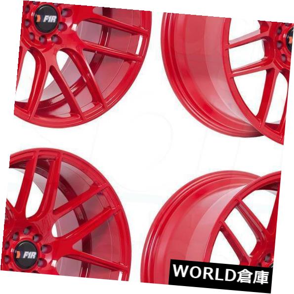 ホイール 4本セット 18x10.5 F1R F18 5x100 / 5x114.3 20レッドホイールリムセット（4）  18x10.5 の通販は 299,640円