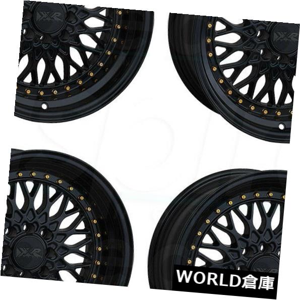ホイール 4本セット 16x8 XXR 536 4x100 / 4x114.3 20ブラックホイールリムセット（4）  16x8 XXR 5の通販は 299,640円