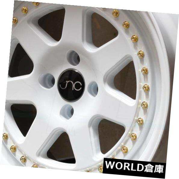 ホイール 4本セット 16x8 JNC 048 JNC048 4x100 25白。 ホイールリムセット（4）  16x8 JNC 048 Jの通販は 290,400円