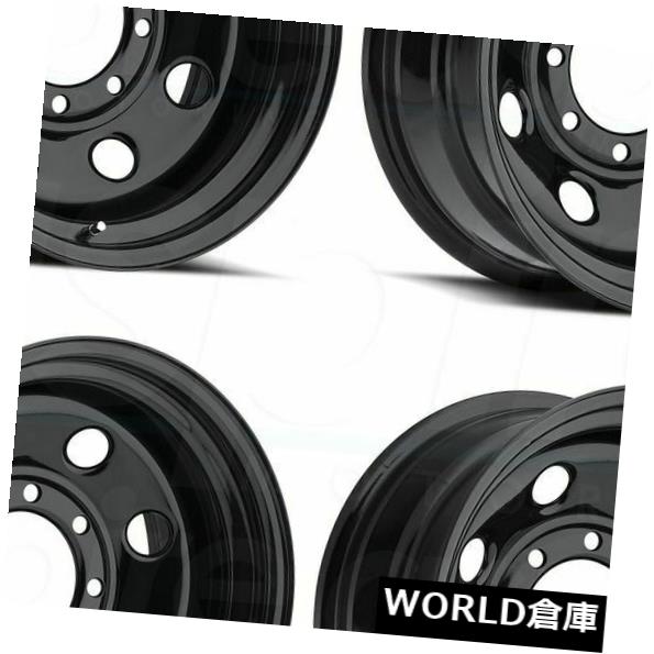 ホイール 4本セット 17x9 Vision HD 85 Soft 8 8x6.5 / 8x165.1 -12ブラックホイールリムセット（4の通販は 290,400円
